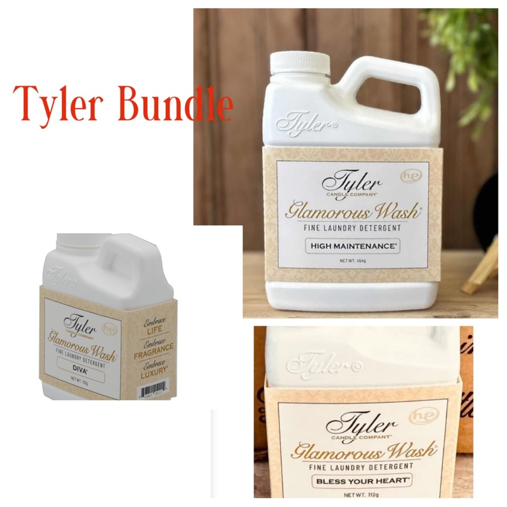 Glamorous Wash Laundry Detergent - Tyler Bundle 4oz each